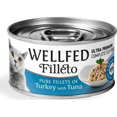 PETINTEREST Filleto Turkey & Tuna консерва за котки с пуйка и риба тон 70gr