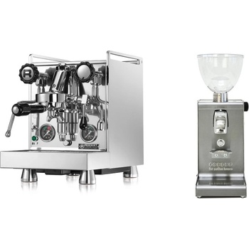 Set Rocket Espresso Mozzafiato Cronometro R + Ascaso i-steel