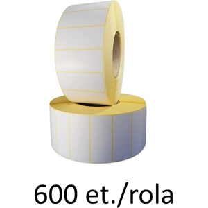 ZINTA Самозалепващи TH етикети ZINTA 58х93 mm, 600 ет. /ролка (58X93X600-TH)