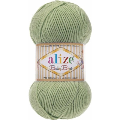 Alize příze Baby Best 138 olivově zelená