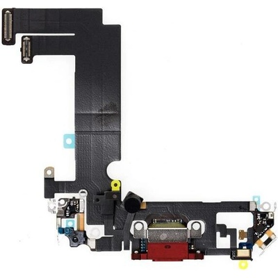 AppleKing nabíjecí a audio flex konektor pro iPhone 12 mini - červený