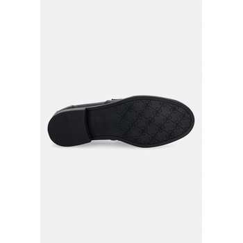 Guess мокасини дамски от кожа BELISO (FLTBSO.LEA14.BLACK)