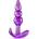 Blush Novelties B Yours Triple Bead Anal Plug Purple