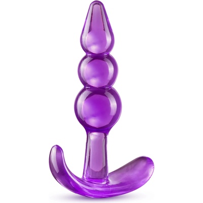 Blush Novelties B Yours Triple Bead Anal Plug Purple