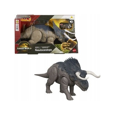 Mattel Jurassic World Wild Roar Nasutoceratops so zvukom