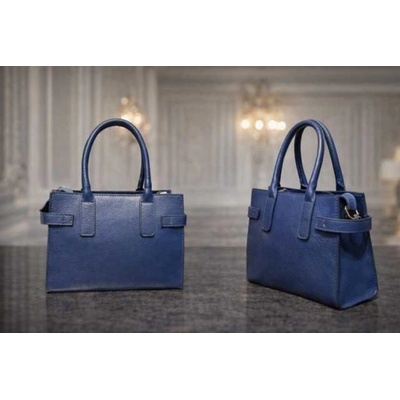 Max Original Leather Dámska kožená kabelka royal blue