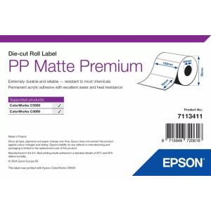 Epson Epson PP Матов Етикет Премиум, Изрязани етикети, 102 x 76mm ( 365 етикета ) (7113411)