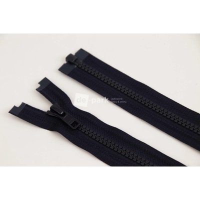 de-park Zip YKK - 55cm - dělitelný - černomodrá - 549