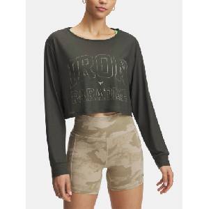 Under Armour Дамска тениска Under Armour Pjt Rck IP LS Under Armour | Zelen | ЖЕНИ | M