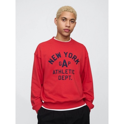 GAP Oversize mikina s logom červená