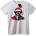 NOONEBRAND Тениска Киберфантом Дядо Коледа Skull - 2XL, Black