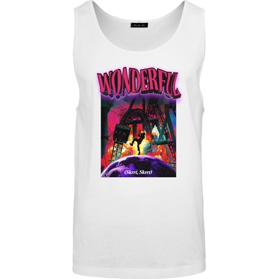 Mister Tee Тениска Wonderful Tee Tank Top white XXLUB-MT2577-00220 - Тъмносив, размер M