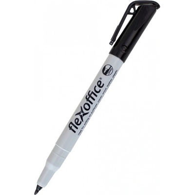 FlexOffice Перманентен маркер FlexOffice PM02 черен, 1.0 mm