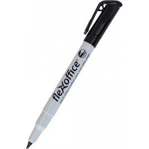 FlexOffice Перманентен маркер FlexOffice PM02 черен, 1.0 mm
