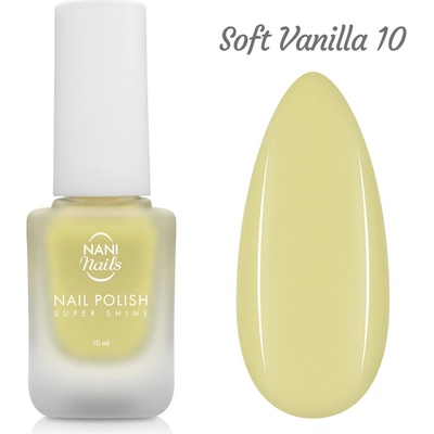 Nani lak na nehty Super Shine Soft Vanilla 10 ml