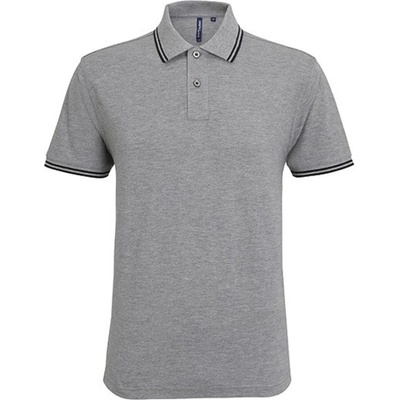 Asquith & Fox pánské polo triko AQ011 Heather Grey