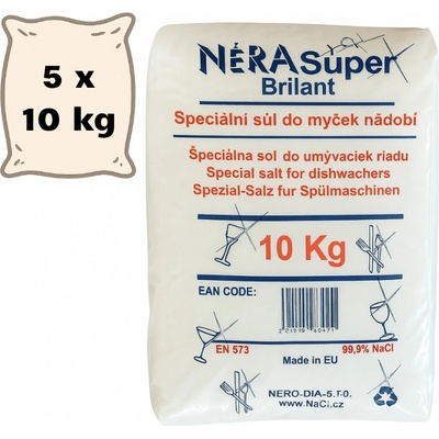 NéRA Super Brilant Sůl do myčky 5 x 10 kg