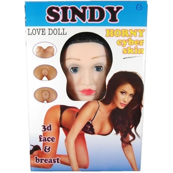Ok Shop Sindy doll nafukovacia panna s 3D tvárou