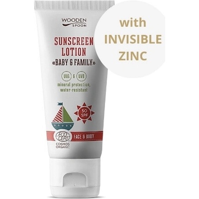 Wooden Spoon opalovací tělové mléko Baby SPF 50 100 ml