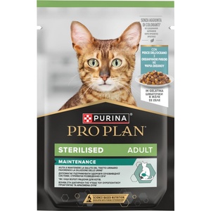 PRO PLAN Sterilised с морска риба за котки 85г
