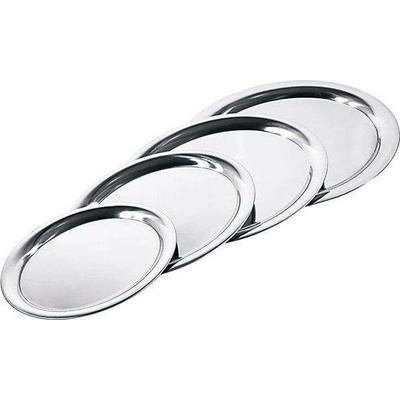 Contacto Tác z leštěné nerezové oceli oválný 200x145x10 mm 65/195 inox