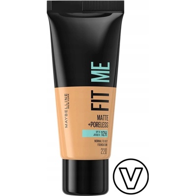 Maybelline Fit me! make-up 220 Natural Beige 30 ml