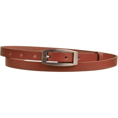 Penny Belts dámský kožený úzký pásek 15-2-48 hnědý