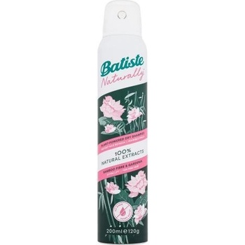 Batiste Naturally Bamboo & Gardenia suchý šampón pre absorpciu prebytočného mazu a pre osvieženie vlasov 200 ml