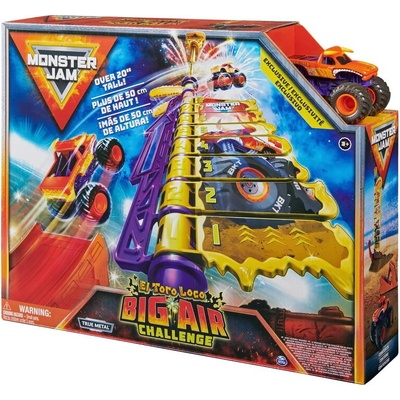MONSTER JAM Hrací set El Toro Loco Big Air Challenge 1:64