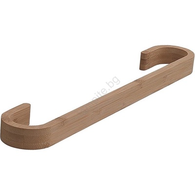 Gedy - Стена кърпа закачалка HIMALAYA 7x40 см бамбук/кафяв (SH0085)