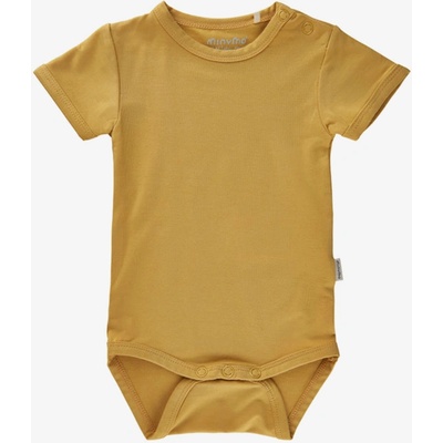 Dětské body s krátkým rukávem z bambusu Rattan MINYMO