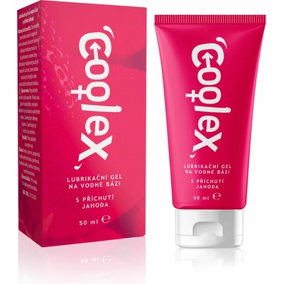 coolex Lubrikačný gél na vodnej báze Jahoda 50 ml