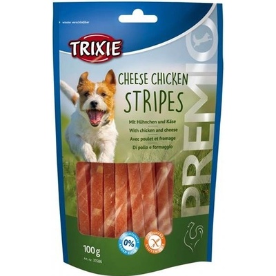 Trixie Premio Cheese Chicken Stripes, kura a syr 100 g