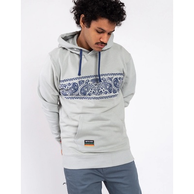 MGG NILCOTT Recycled TH Collection Hoodie Stone Grey/Royal Blue