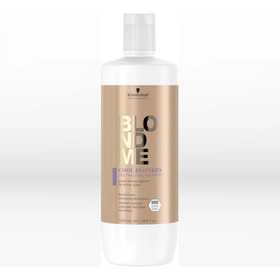 Schwarzkopf Blondme bezsulfátový šampón pre studené odtiene blond Tone Enhancing Bonding Shampoo 1000 ml
