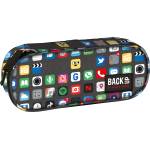 DERFORM Овален ученически несесер Derform BackUp - Icons (88416)