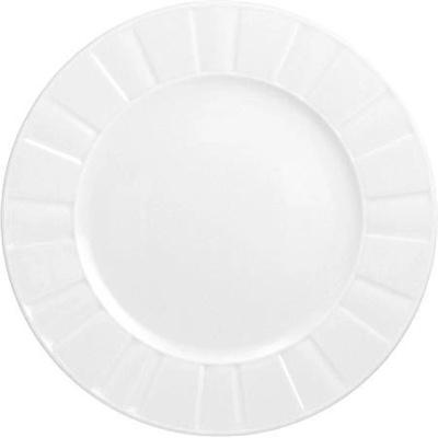 ROTBERG Elegante biely Plytký tanier porcelán 27 cm 6 ks