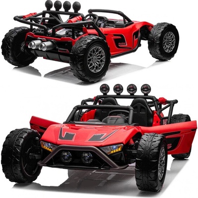Mamido Elektrické autíčko Buggy Racing 2x200W červené