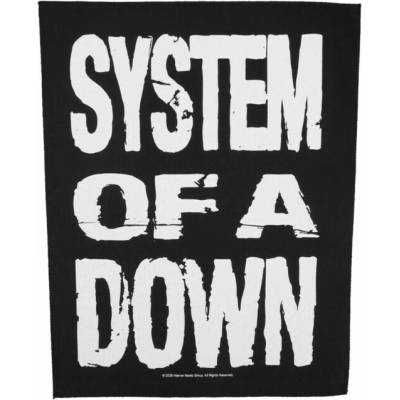 velká nášivka SYSTEM OF A DOWN - STACKED LOGO - RAZAMATAZ - BP1349