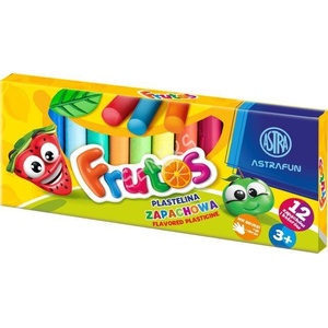 ASTRA Комплект пластилин, Astra, Frutos, Ароматизиран, 12 цвята (AS303124001)