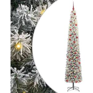 vidaXL С изкуствено коледно дърво с 300 LED светодиода Зелен 270 cm (3395053)