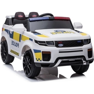 Lean Cars Elektrické autíčko BBH-021 Policajné 2x45W 1x12V4,5Ah 2022 biela