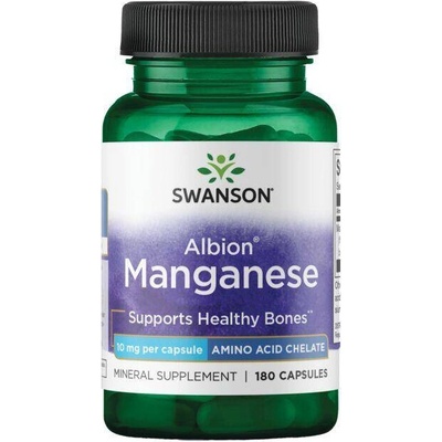 Swanson Albion Chelát Manganu 10 mg 180 kapslí
