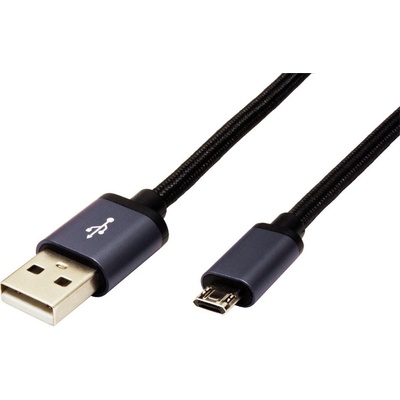 Roline 11.02.8820 USB 2.0, USB A(M) - oboustranný microUSB B(M), 1,8m