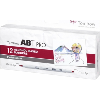 Tombow ABT Pro Pastel colors 12 ks ABTP-12P-2
