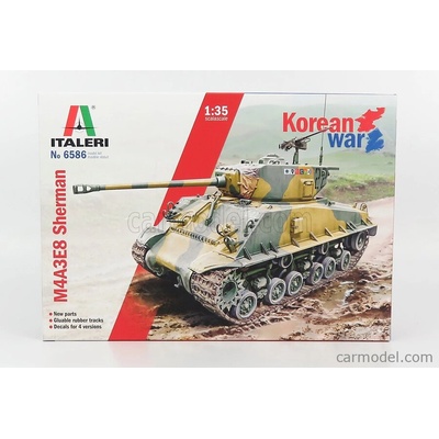 Italeri Tank M4a3e8 Sherman Miltary Korean War 1945 1:35