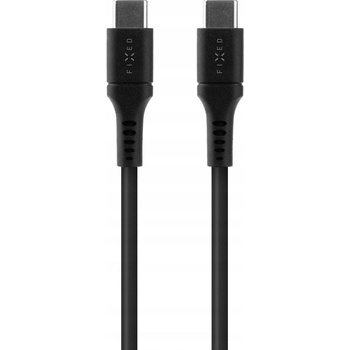 Fixed FIXDLS-CC05-BK nabíjací a dátový Liquid silicone s konektormi USB-C/USB-C a podporou PD, 0,5m, černý