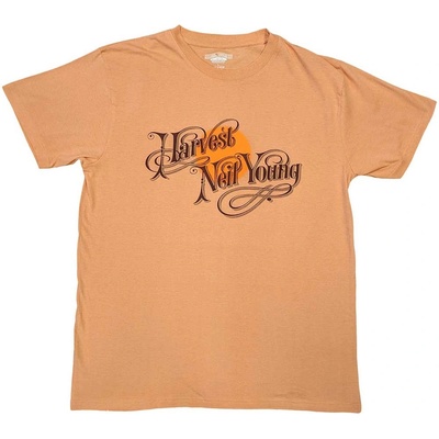 Neil Young tričko Harvest žlté