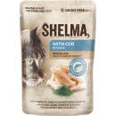 SHELMA Cat treska se spirulinou v omáčce 85 g