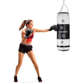 Image 1 of inSPORTline Боксов чувал Robkin 90x35 см - черен-бял (22054)